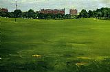 William Merritt Chase Famous Paintings - The Common, Central Park